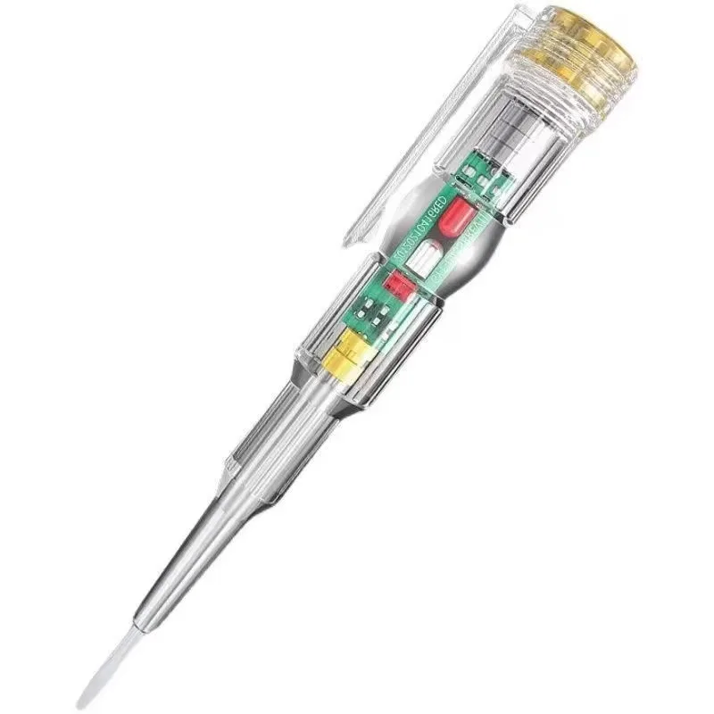 Circuit Test Pencil - 2PC電圧テスターペンドライバープローブライト電圧テスター検出器電気ドライバーインジケータ回路テスターelectrica