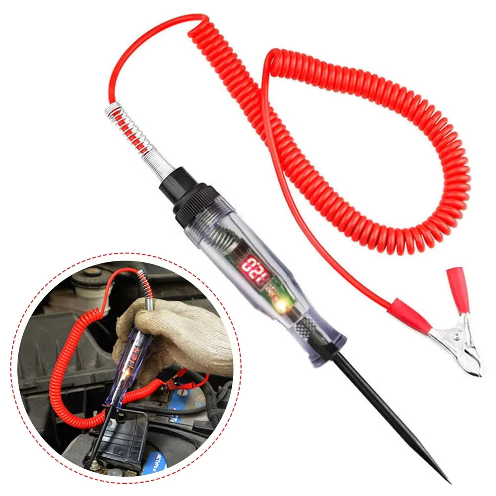 Circuit Test Pencil - 車トラック電圧回路テスター自動車 6V 24V ツール車診断プローブテストペン電球電気測定ペンツール