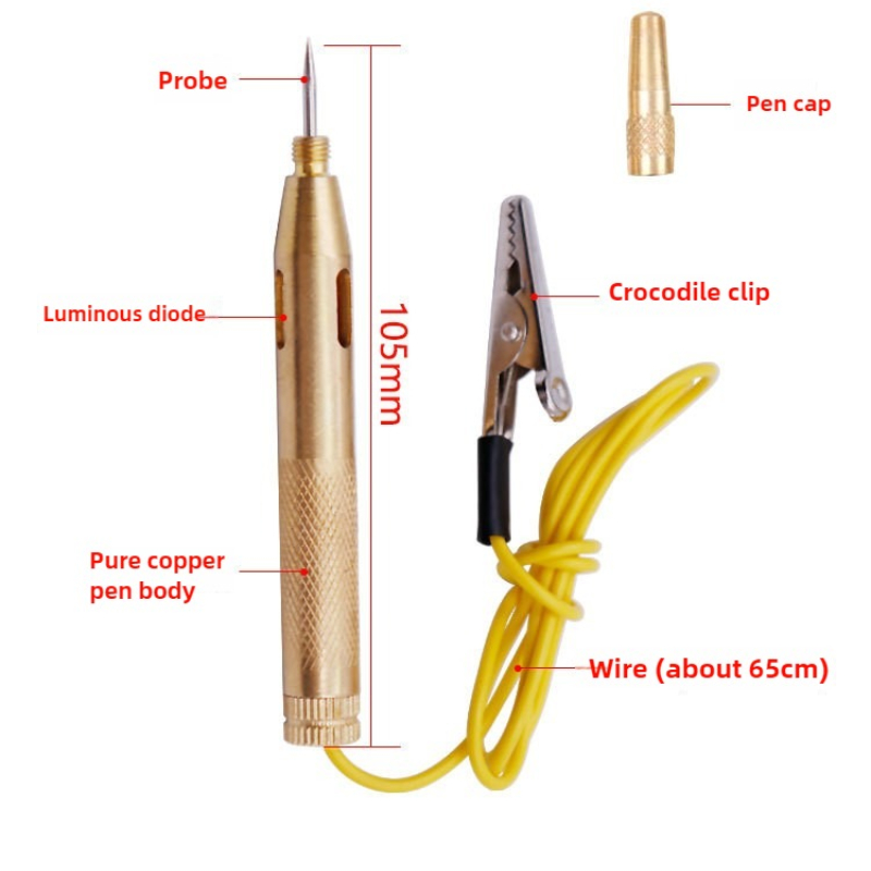 実用的な新しいテストペン車の回路ヒューズ電気テスター電圧テス - Circuit Test Pencil のレビューと価格