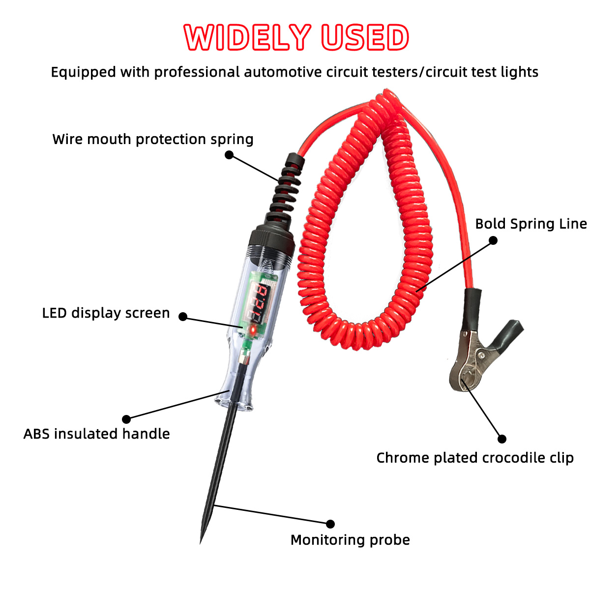 6V-24V 5V-90V 車 トラック 電圧回路テスター  - Circuit Test Pencil のレビューと価格