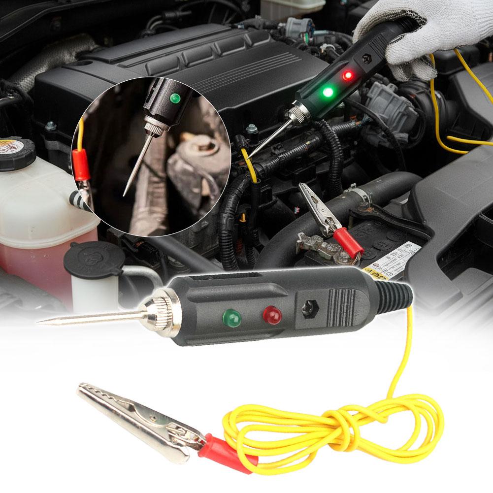 車用電圧テスターペン 6V-24V DC、テストプローブ針付 - Circuit Test Pencil のレビューと価格