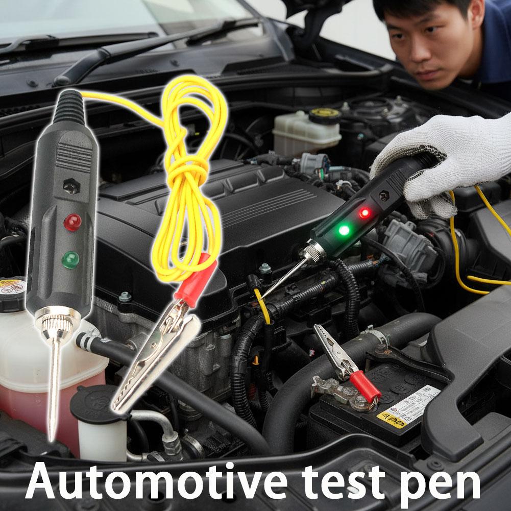 車用電圧テスターペン 6V-24V DC、テストプローブ針付 - Circuit Test Pencil のレビューと価格