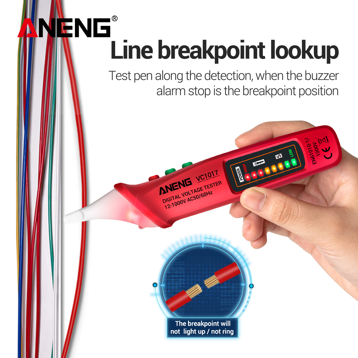 ANENG VC1017 電圧検出ペン ABSシェル 非接触 - Circuit Test Pencil のレビューと価格